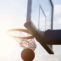 Logo Basketball Court
