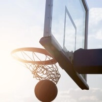 Logo Basketball Court