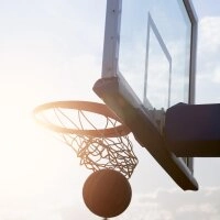 Logo Basketball Court