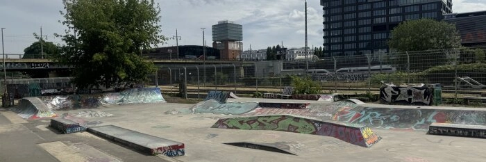 Dog Shit Spot - Skatepark Warschauer in Berlin Friedrichshain