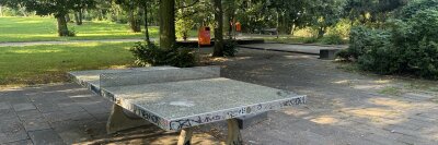 Tischtennisplatte